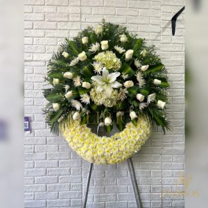 ARREGLO CORONA BIANCA