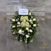 ARREGLO LAGRIMA FUNEBRE BLANCA