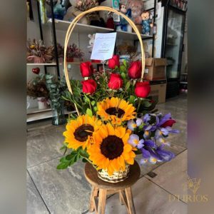 CANASTA DE FLORES
