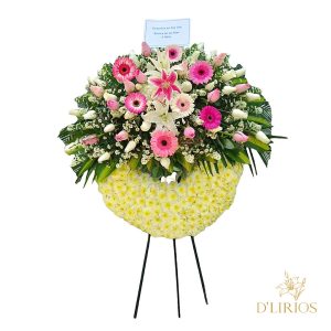 CORONA FUNEBRE ROSA GERVERAS