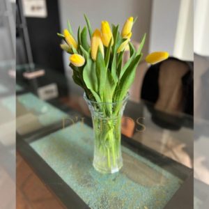 FLORERO DE TULIPANES ALEGRÍA